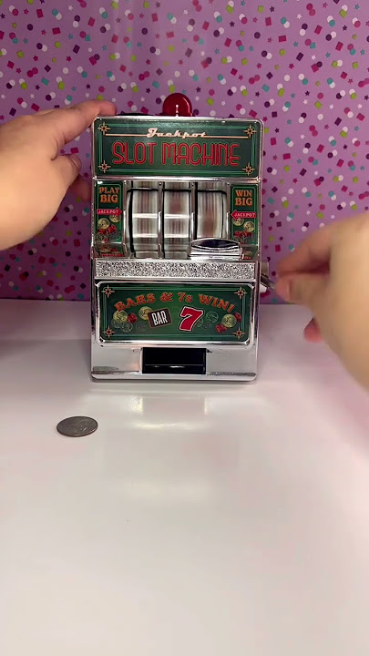 Mesin Slot Jackpot🎰#jackpot #jackpotslot #slotmachine #slotmachinejackpot #mini #toyunboxing