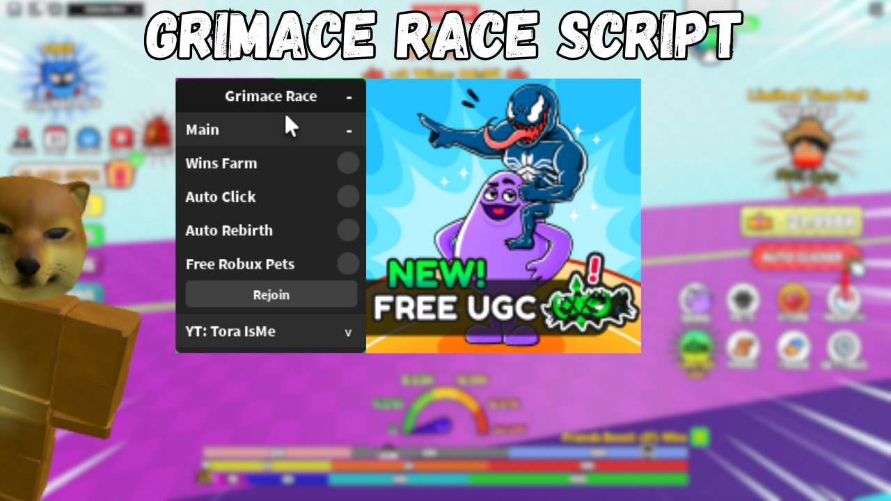 Roblox Grimace Race 🌎 ALL ISLANDS 🌎 World Tour [FREE LIMITED UGC