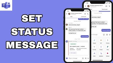 How To Set Status Message On Microsoft Teams App