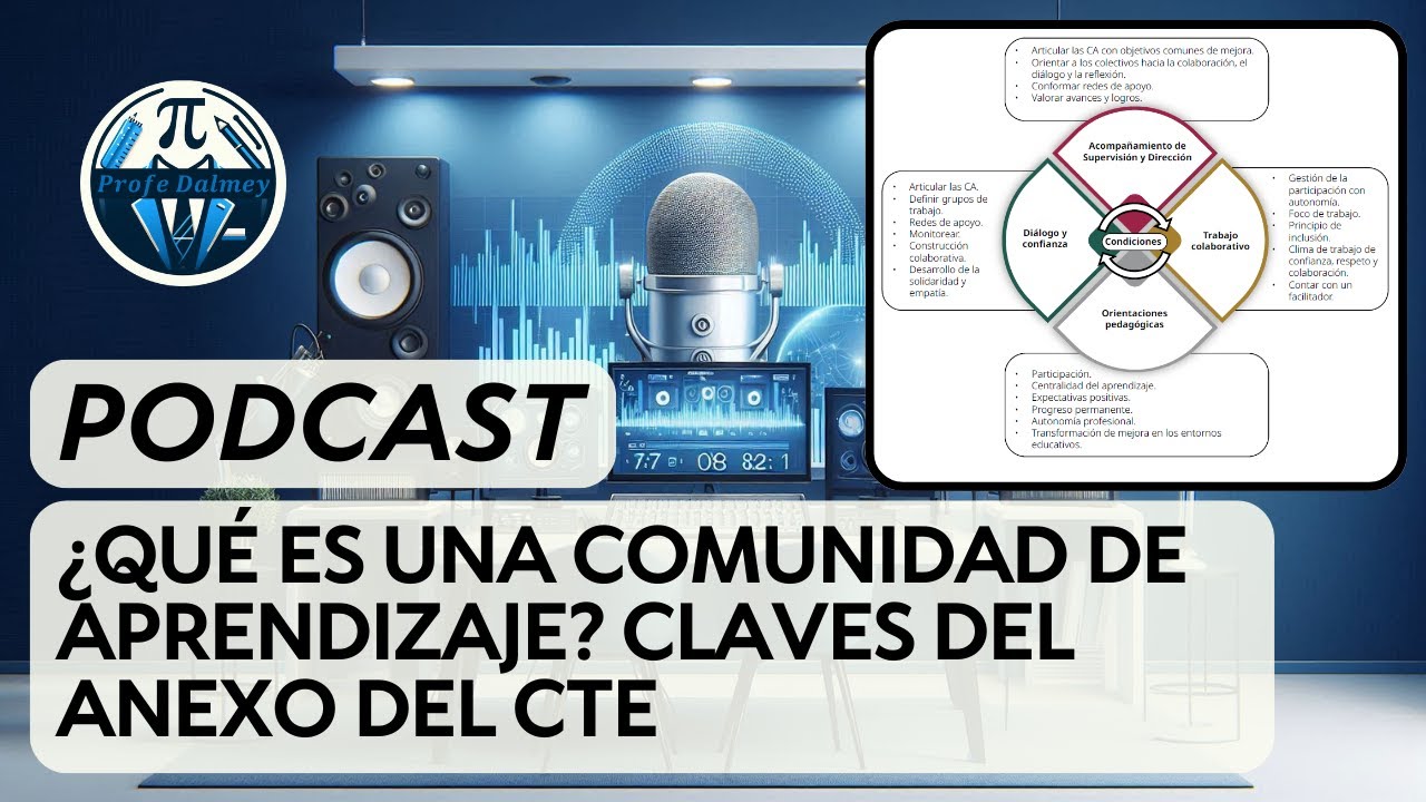 PODCAST ¿QUÉ ES UNA COMUNIDAD DE APRENDIZAJE? CLAVES DEL ANEXO DEL CTE | PROFE DALMEY