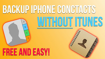 How to Backup or Save iPhone/iOS Contacts WITHOUT iTunes or iCloud 2016
