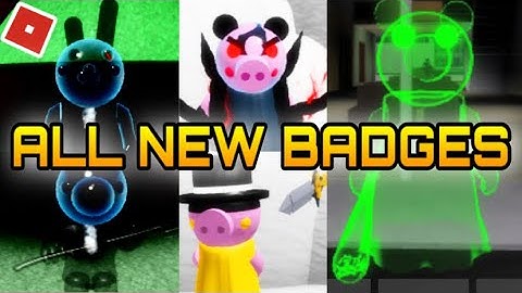How to get ALL NEW BADGES in PIGGY RP INFECTION - ROBLOX