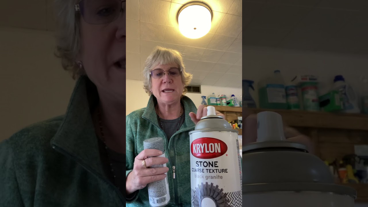 Krylon Make it Stone paint cap removal