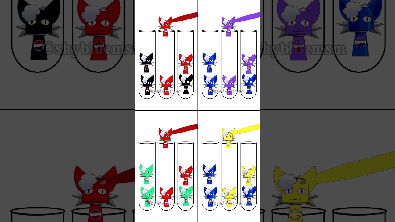 Sprunki Pyramixed Peppie Phase 4 - TRANSFORMATION COMPARISON (Sprunki Animation) 