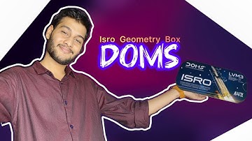 DOMS 🚀 ISRO Geometry Box | Review & Unboxing |Yasharth Stationery 
