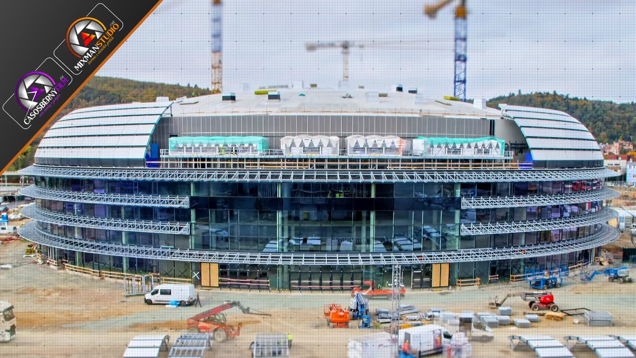ARENA BRNO-nebe se zavřelo...   #TimeLapse #Construction #Brno #HochtiefCZ #Architecture #6KFootage