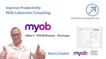 MYOB Browser - 03 - Purchases
