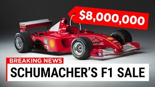 Michael Schumacher's F1 Car Seat Is ON SALE For $8 MILLION..