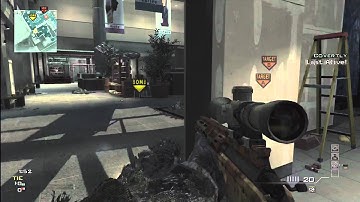 Crazy MW3 MSR Wallbang Hitmarker!