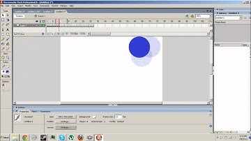 How to make basic animations in macromedia flash professional with audio.