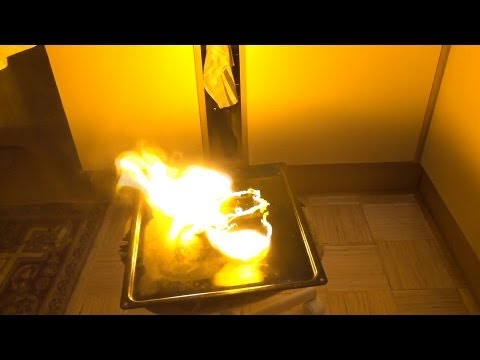 Горение нитроцеллюлозы