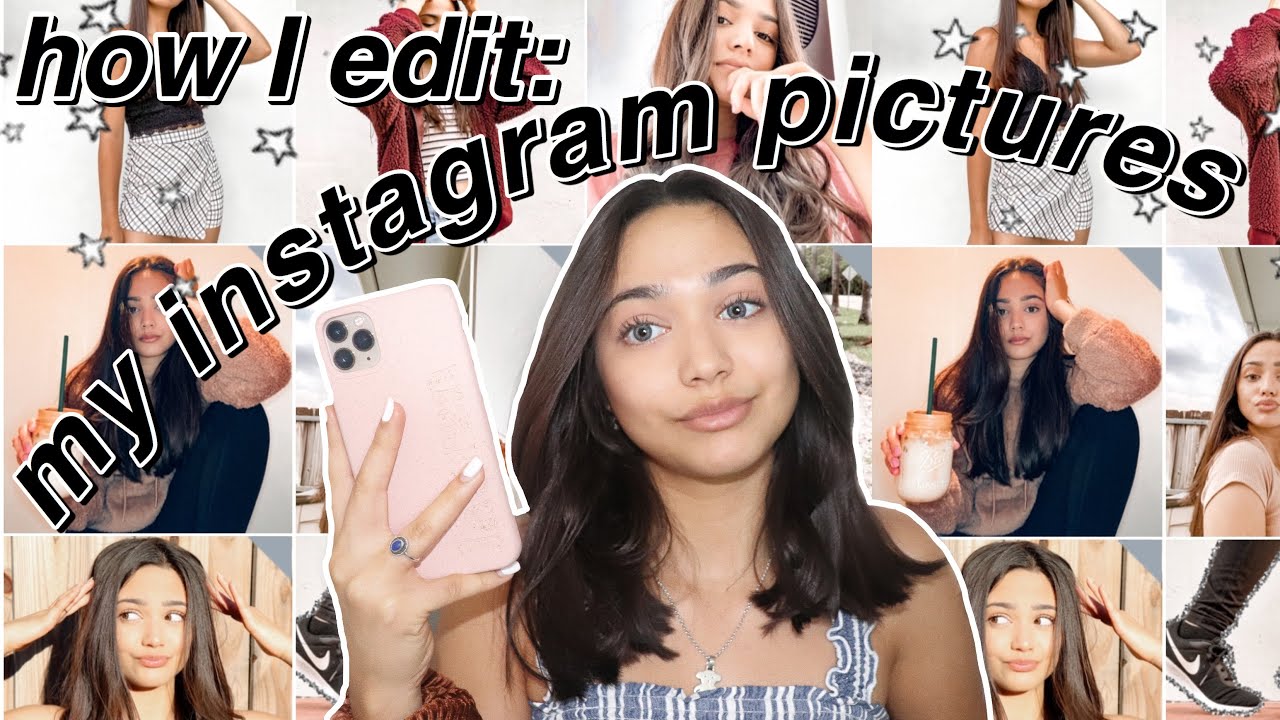 how i edit my INSTAGRAM PICTURES and THUMBNAILS YouTube