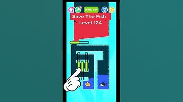 Save The Fish Level 124. #savethefish #walkthrough #puzzlegame #level124