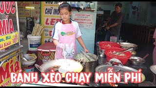 HÀ ANH TRANH THỦ ĐỔ BÁNH XÈO CHAY PHÁT MIỄN PHÍ CHO ÔNG BÀ NGÀY RẰM