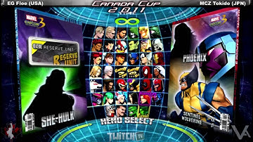 Canada Cup Gaming 2011 MVC3 EG Floe USA vs MCZ Tokido JPN 1