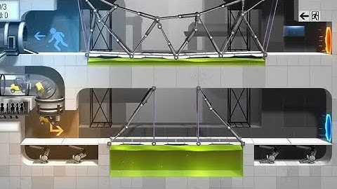 Bridge Constructor Portal - Level 3 Walkthrough
