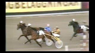 Bravur Sund & Björn Larsson vinner Mitsubishi Cup på Solvalla 1990.