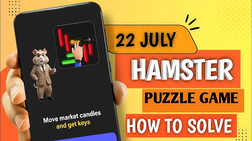 How to solve Mini Game Puzzle in Hamster Kombat 22 JULY 2024 (100% Solve)