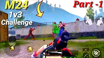 M24 TDM 1v3 With Real Pro Snipers | 40 kills •꧁Töxî~gaming꧂ | BGMI [PART -1]