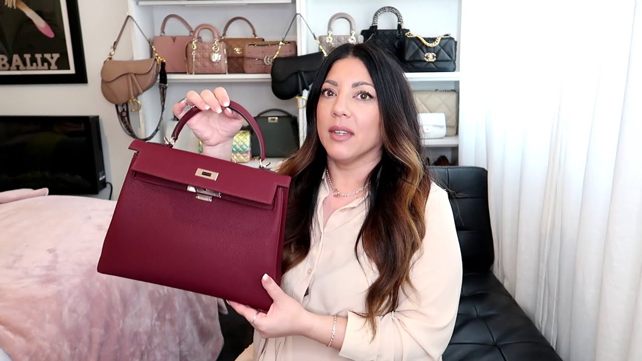 HERMES KELLY 25 REVIEW I Sellier vs. Retourne, Swift vs. Tadelakt, Mod  Shots, Q&A, Wear & Tear 