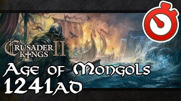 Crusader Kings 2 - Age of the Mongols 1241 Timelapse