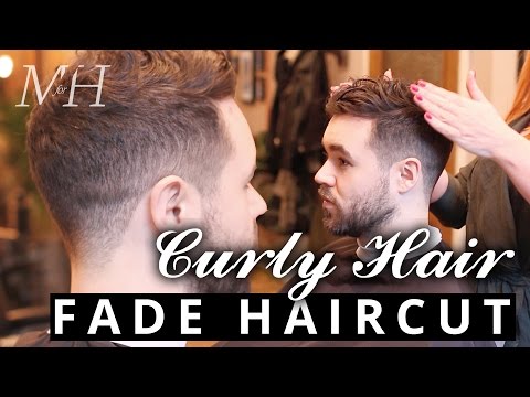 Men S Fade Haircut For Curly Hair
