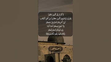 سورة الحشر الآية ١١ و ١٢ بصوت الشيخ محمد صديق المنشاوي