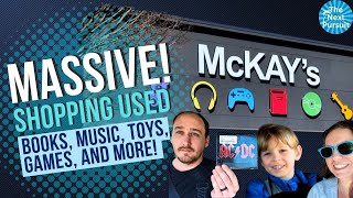 We visited McKay's Used Books and Records store in Chattanooga and were shocked at how big it was!