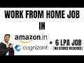 WFH Jobs 2026 🚨 Amazon, Cognizant, Sutherland | ₹6.5 LPA WFH Jobs 😱 Freshers & Experienced