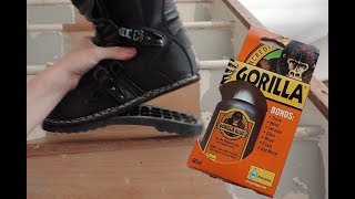 Gorilla glue on motorcycle boot soles will it work