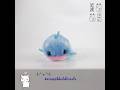 ตุ๊กตา RETRO ต้าวฟูจิ๋ว・ฟูวาปอน・ขนฟู・ปลาวาฬ・Marine life・Orca ・Tiny 4 cm・Major・Fuwafuwa・Sea Creatures