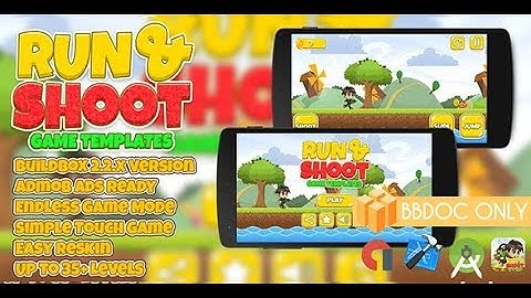 Run And Shoot Game Templates Buildbox 2.2.8 ( BBDOC + Android Studio) + GDPR Support