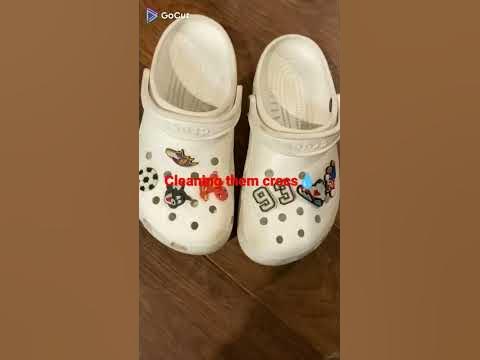 Cleaning these dirty crocs #shoes - YouTube