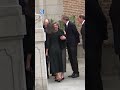 Los reyes felipe y letizia llegan al funeral por fernando gmezacebo