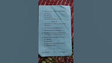 Botany  honours  path 1 ka question paper 2 #TDC question paper # botany honours # brabu
