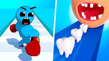 Level Up Runner | Smile Rush - Gameplay Walkthrough Max Levels (Part 1)