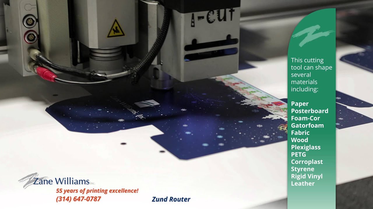 Zund Router & Cutter | Zane Williams - YouTube