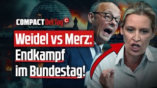 Weidel vs. Merz: Final battle in the Bundestag!💥