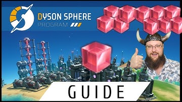DYSON SPHERE PROGRAM TUTORIAL GUIDE 🔴RED🔴 CUBE BUILD FOR BEGINNERS! [Dyson Sphere Program Gameplay]