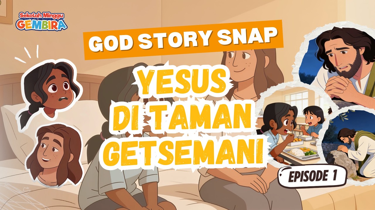 GOD STORY SNAP: Animasi Alkitab | YESUS DI TAMAN GETSEMANI (Ep. 1)