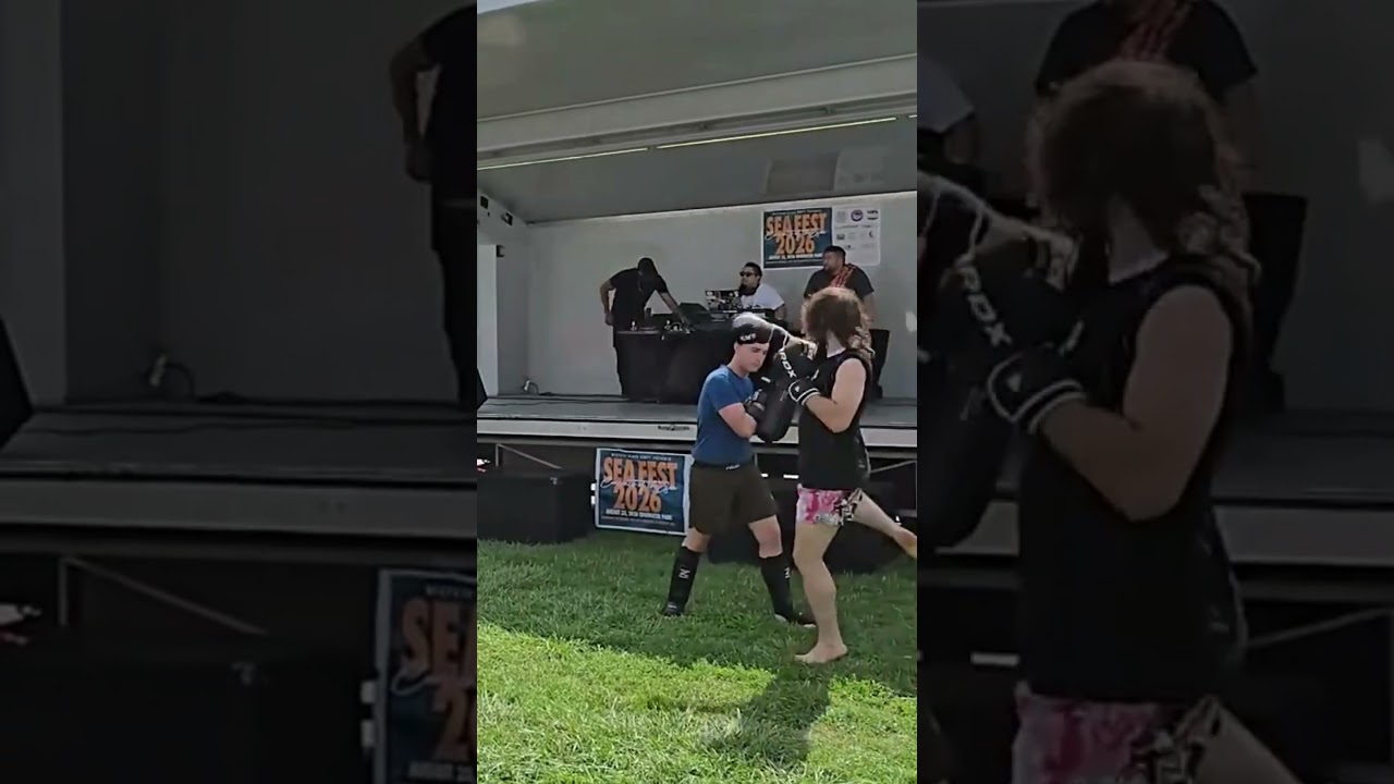 What happens when you use Thai pads #muaythai #training