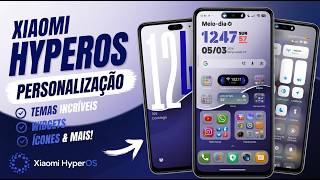 Super Combinações de 3 Temas para Xiaomi HyperOS, ícones 3D e Control Center em 2026 @CiclopeTech