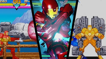 Iron Man / War Machine Hyper Combos Evolution in Marvel vs Capcom