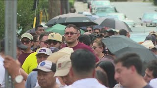 Mexican citizens vote in election and those in Atlanta expressed concerns with line