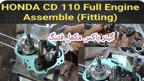 Honda CD 100 Engine Fitting / Hero honda cd 100 full engine assemble / honda bikes engine assemble
