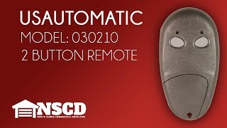 USAutomatic LCR Transmitter 030210 Control for Patriot & Ranger Gate Openers