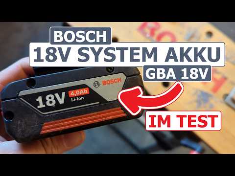Im Test: Ist der Bosch Akku GBA 18V gut?