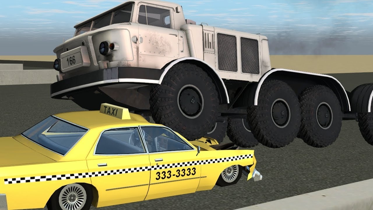 Rigs of Rods - New Crash Tests 3 - YouTube