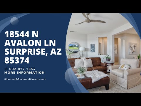18544 N Avalon Ln, Surprise, AZ home video tour