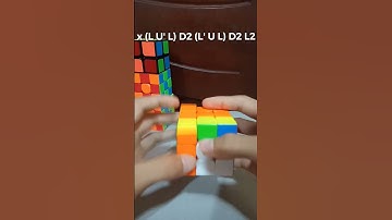 "Ab perm" algorithm | tutorial #shorts#rubikscube